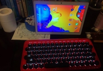 双模 Gateron青轴洛斐Dot圆点蓝牙机械键盘体验