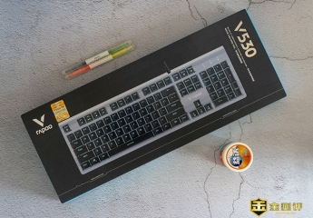 【金测评】雷柏V530机械键盘值不值的入手,低调蓝光,悬浮按键