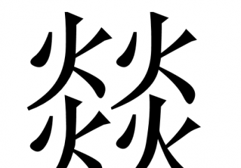 【燚】四个火读什么?燚怎么读?田燚杨超越cp?