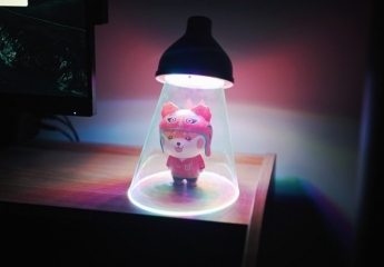 【金测评】【视频】打造自己的元宇宙,上手体验炫酷、方便的ESPECTRO盲盒聚光小夜灯