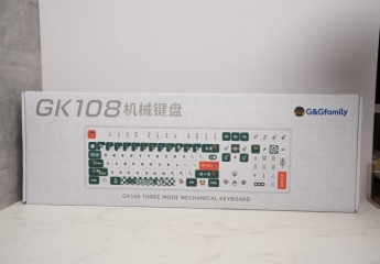 【金测评】格之格 GK108 麻将机械键盘测评:颜值与实力并存的桌面潮品