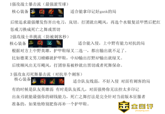 千珏出装与千珏天赋