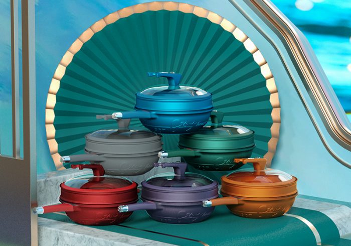 【金测评】试用第255期 帝伯朗菲尼雅浮雕钛钻多用不粘锅免费试用